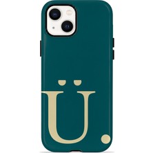 Piyasa Sepeti iPhone 15 Vorian Çift Katmanlı Korumalı Kılıf Petrol Cream Ü