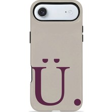 Piyasa Sepeti iPhone 17 Air Vorian Magsafe Çift Katmanlı Darbe Korumalı Kılıf Greige Wine Ü
