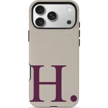 Piyasa Sepeti iPhone 17 Pro Max Vorian Magsafe Çift Katmanlı Darbe Korumalı Kılıf Greige Wine H