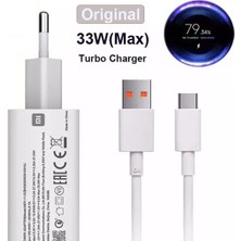 MI Orjinal Turbo Hızlı Şarj Cihazı Aleti Type-C 33W 30 Watt Güç ile Xiaomi Redmi Note 10S Uyumlu