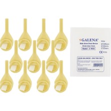 Galena Prezervatif Sonda 25 mm (S Beden) | Erkek Idrar Dreni | Kendinden Yapışkanlı | 10 Adet