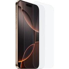 Caseonn Apple iPhone 15 Pro Esnek Ultra Ince Nano Cam Ekran Koruyucu Şeffaf (2 Adet)