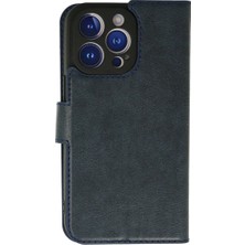 Halkhouse Iphone 13 Pro Max Kılıf Suni Deri Görünümlü Kartlıklı Standlı Cüzdan Deluxe Kapak