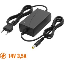 S Line Samsung Uyumlu 14V 3.5A 49W Monitör Tv Adaptörü 6.5x4.4mm Uçlu