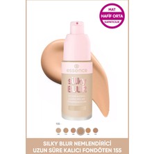 Essence Silky Blur Nemlendirici ve Uzun Süre Kalıcı Fondöten No: 155