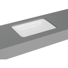 VitrA Metropole 7535B403-1083 Tezgah Altı Lavabo 60 cm Beyaz