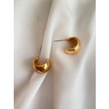 İlraysa Minimal Kadın Bombe Küpe