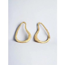 İlraysa Trend Casual Kadın Gold Küpe
