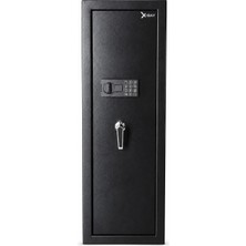 X-Bay XB-1450 Dijital Şifreli 5 Tüfek Kapasiteli Çelik Tüfek Kasası – Siyah