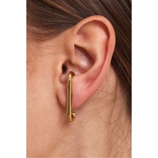 İlraysa Gold Cuff 2'li Küpe