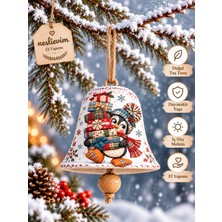 Nesli Evim 4 Tane Özel Seri El Yapımı Noel Çanları