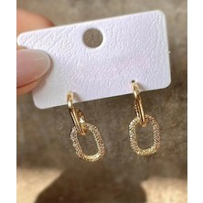 Hanedan Store Gold Renk Sallantılı Küpe