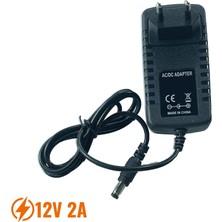 S Line 12V 2A 24W Ledli Adaptör 5.5x2.5mm