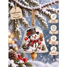 Nesli Evim 4 Tane Özel Seri El Yapımı Noel Çanları