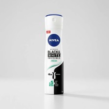 NIVEA Kadın Sprey Deodorant Black&White Fresh 150 ml 48 Saat Anti-perspirant Koruma