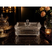 Roykıng Jtele Dikdörtgen Kapaklı  Şekerlik 25X12X14 cm