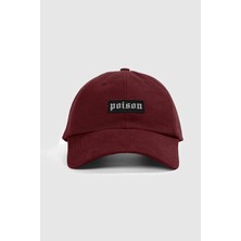 PataCute Poison Bordo Soft Baseball Şapka