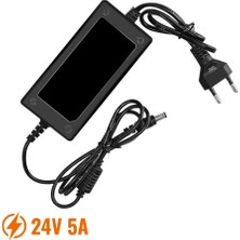 S Line 24V 5A 120W Adaptör 5.5x2.5mm