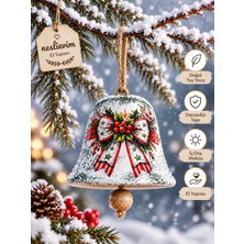 Nesli Evim 4 Tane Özel Seri El Yapımı Noel Çanları