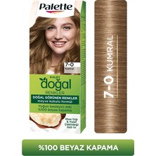 Store Kalıcı Doğal Renkler 7-0 Kumral Shea Yağı & Yulaf Çekirdeği Özlü Saç Boyası