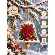 Nesli Evim 4 Tane Özel Seri El Yapımı Noel Çanları