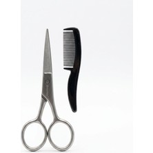 Store Anchor Bıyık Makası Taraklı - Paslanmaz Çelik Sakal, Bıyık ve Kaş Düzeltme Makası (ANC-229)