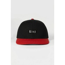 PataCute King Kırmızı Snapback Şapka