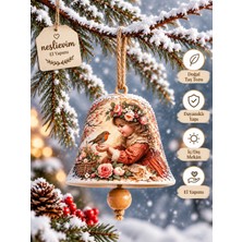 Nesli Evim 4 Tane Özel Seri El Yapımı Noel Çanları
