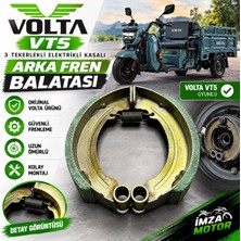 Volta Vt5 Arka Fren Kampana Balatası Birebir Uyumlu Orijinal Yedek Parça