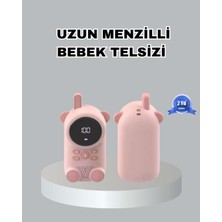 Şarjlı Bebek Telsizi Uzun Mesafe 22 Kanal LCD Ekran Vox Modu 400 Mah