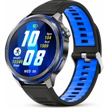 Bagajon Kalobee SK58 Premium Akıllı Saat 1.53” – Bluetooth Arama & Çağrı Cevaplama, Aı Sesli Asistan, Kalp Ritmi, Uyku ve Spor Takibi, IP68-MAVI