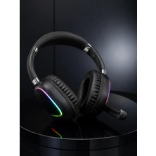 Pileli Store Bluetooth 5.0 Kablosuz Kulak Üstü Kulaklık Mikrofonlu Rgb Aydınlatmalı