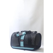 Migno Flybag Safir Fileli Model Kedi Köpek Taşıma Çantaları - Açık Mavi