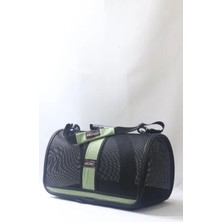 Migno Flybag Safir Fileli Model Kedi Köpek Taşıma Çantaları - Yeşil
