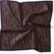 Silk Home Velora Eşarp Modern Zebra Koyu Lacivert
