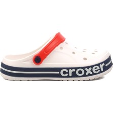 Vestora Croxer Beyaz Unisex Ortopedik Doktor Aşçı Hastane Plaj ve Günlük Ev Terliği