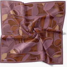 Silk Home Velora Eşarp Abstract Koyu Gül Kurusu