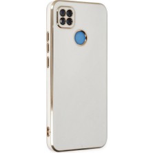 Efnaz Style Xiaomi Redmi 9c Kılıf Volet Silikon - Beyaz