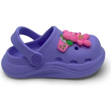 Vestora Lila Ayıcıklı Unisex Çocuk Terlik&sandalet