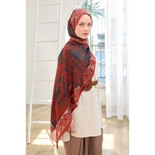 Silk Home Urban Hours Flower Siyah Mayda Şal