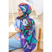 Silk Home Urban Hours Watercolor Mor Mayda Şal