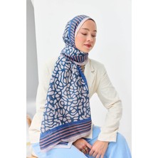 Silk Home Tencel Monare Şal Coral Petrol Mavisi