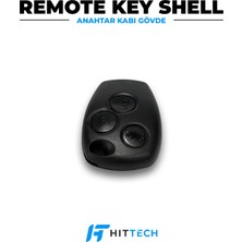 Hittech Renault ve Dacia Uyumlu 3 Buton Çapraz Yale Anahtar Kabı