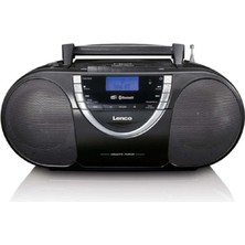 Lenco SCD-6900BK - Dab+, Fm Radyo ve Cd/mp3 Çalar Özellikli Boombox - Siyah