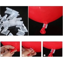 Joyane Açılabilir Balon Bağlama Klipsi 50 Adet – Tekrar Kullanılabilir Balon Klipsi