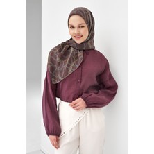 Silk Home Monare Eşarp Kemer Kahverengi 90X90