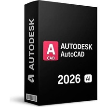 Autodesk Autocad 2026 (Windows) - 1 Pc 1 Yıl Serial + Product Key