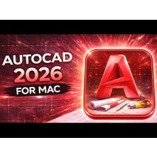 Autodesk Autocad 2026 (Mac) - 1 Mac 2 Yıl Autodesk Key