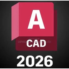 Autodesk Autocad 2026 (Windows) - 1 Pc 3 Yıl Full Sürüm Autodesk Key
