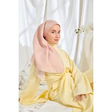 Silk Home Twill Ipek Eşarp Geometric Pattern Pembe